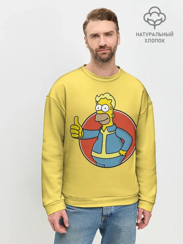 Мужской свитшот базовый