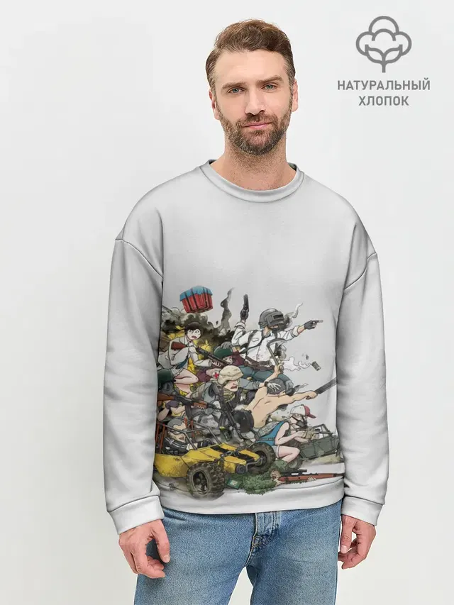 Мужской свитшот базовый