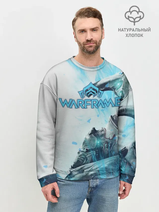 Мужской свитшот базовый с принтом «Warframe»