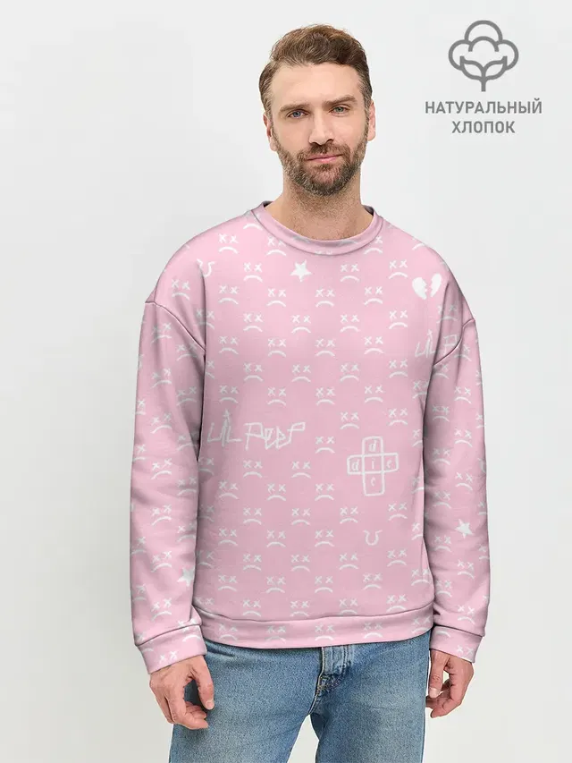 Lil Peep pink pattern