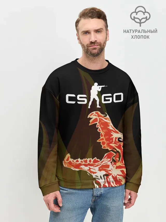 Мужской свитшот базовый