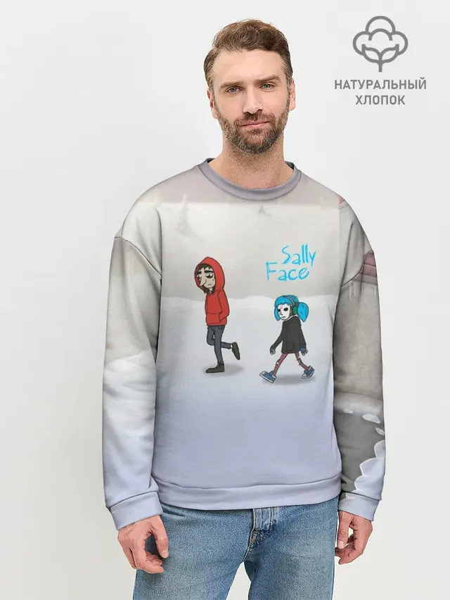 Мужской свитшот базовый