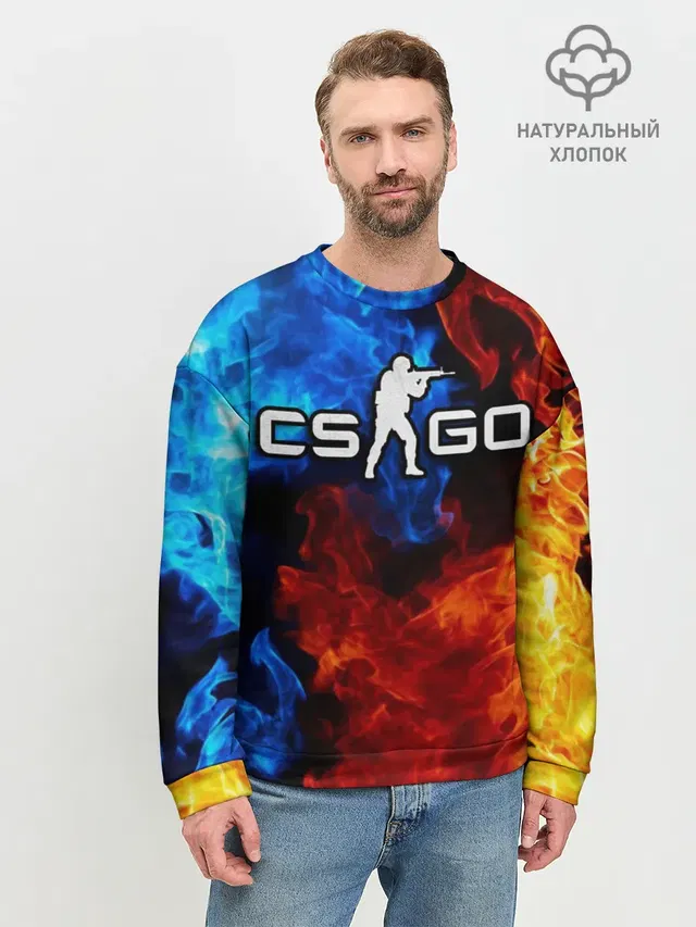 Мужской свитшот базовый