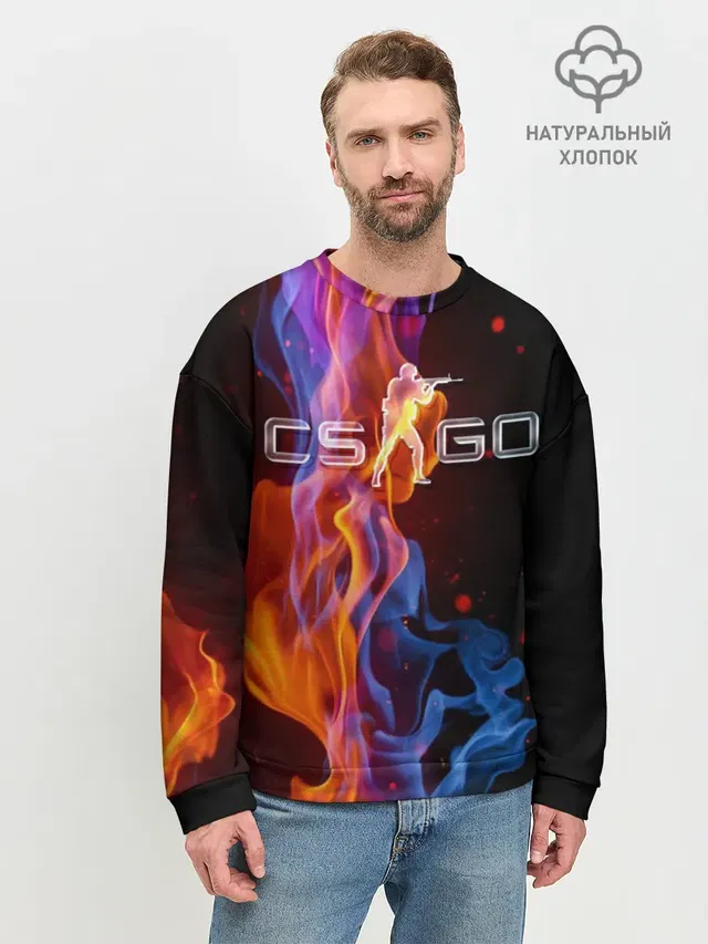 Мужской свитшот базовый