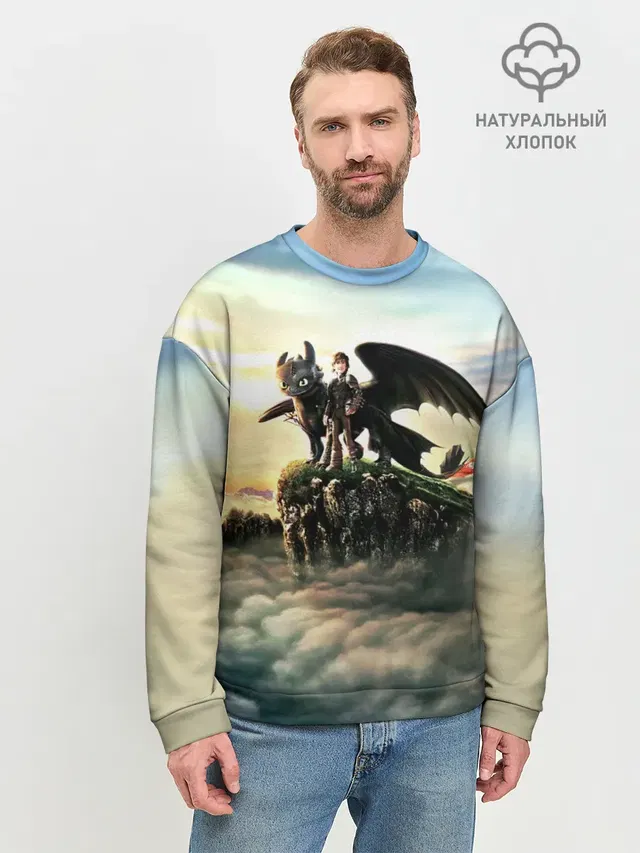 Мужской свитшот базовый