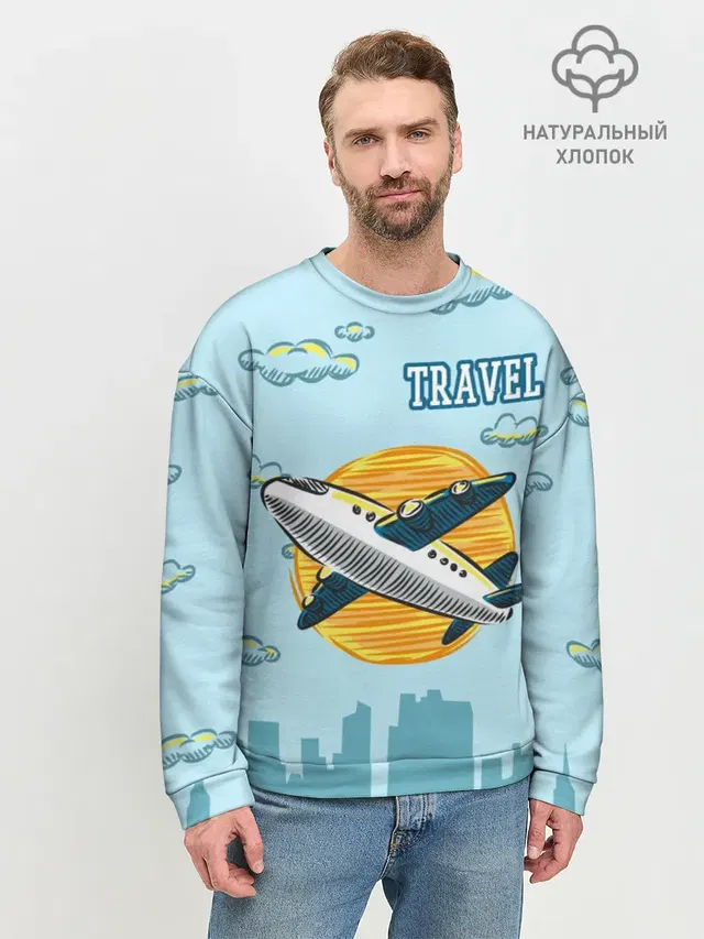 Мужской свитшот базовый