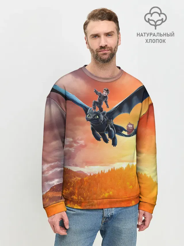 Мужской свитшот базовый
