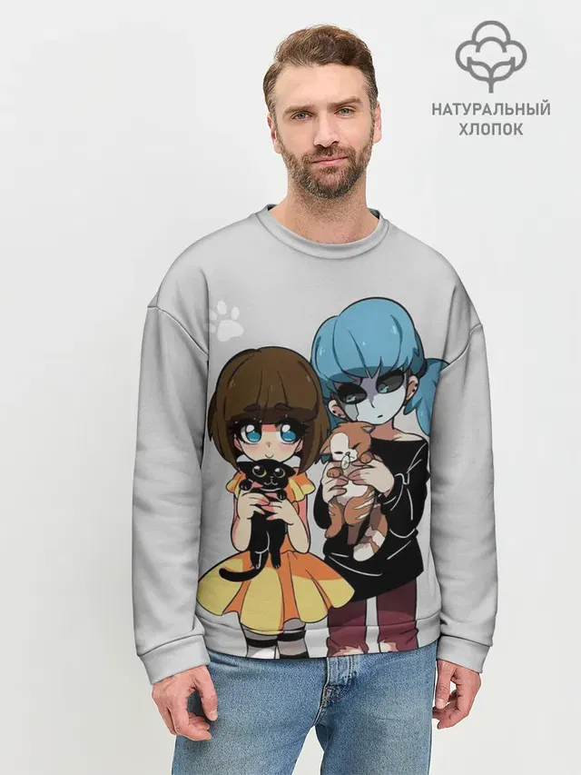 Мужской свитшот базовый