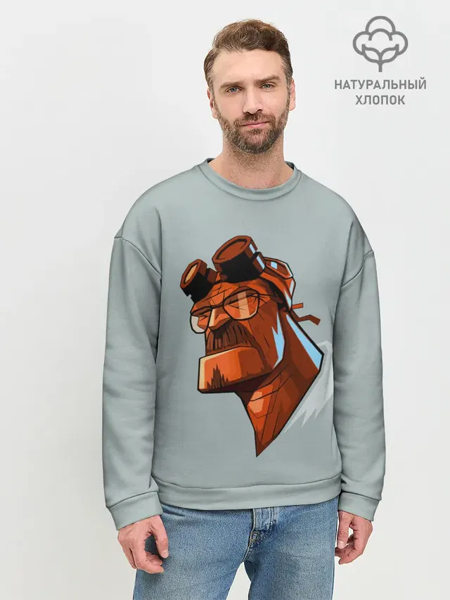 Мужской свитшот базовый