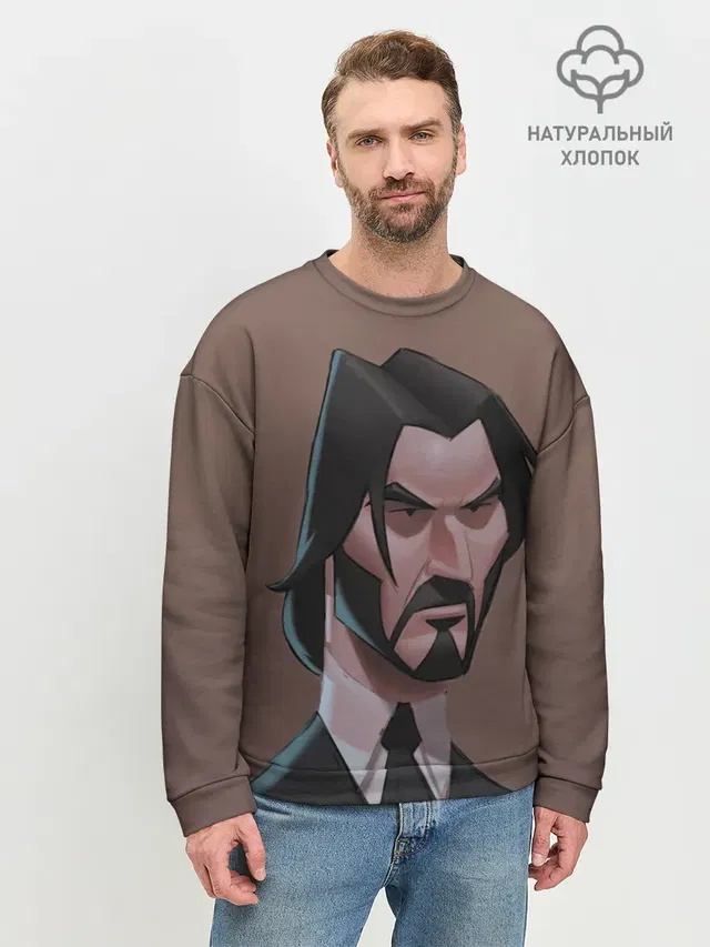 Мужской свитшот базовый