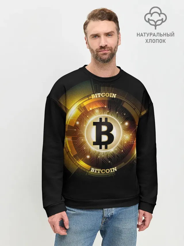 Золотой биткоин
