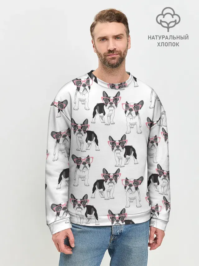 Французские бульдоги в очках