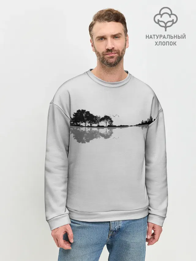 Мужской свитшот базовый