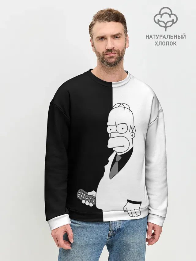 Мужской свитшот базовый