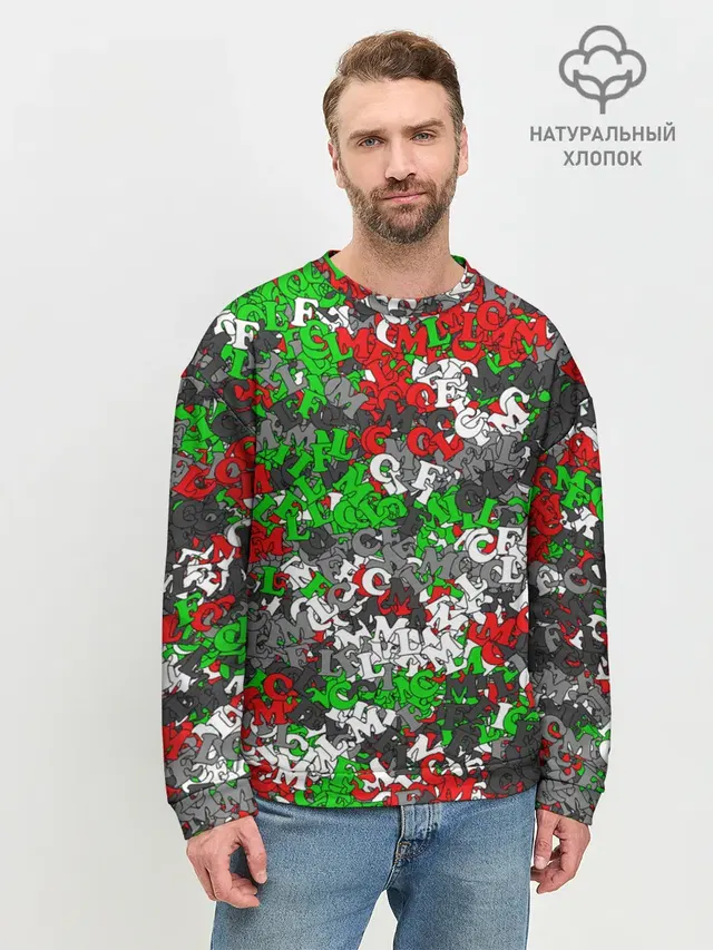Камуфляж с буквами FCLM