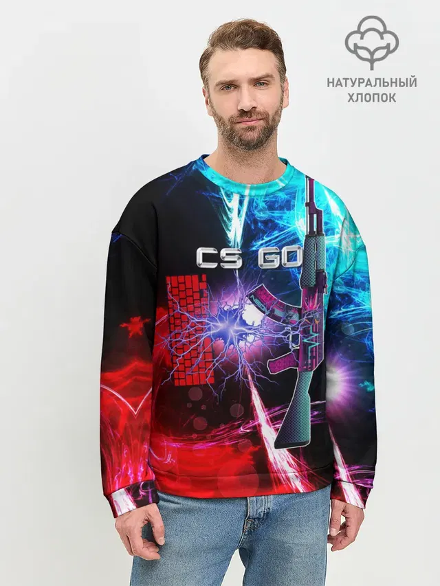 Мужской свитшот базовый
