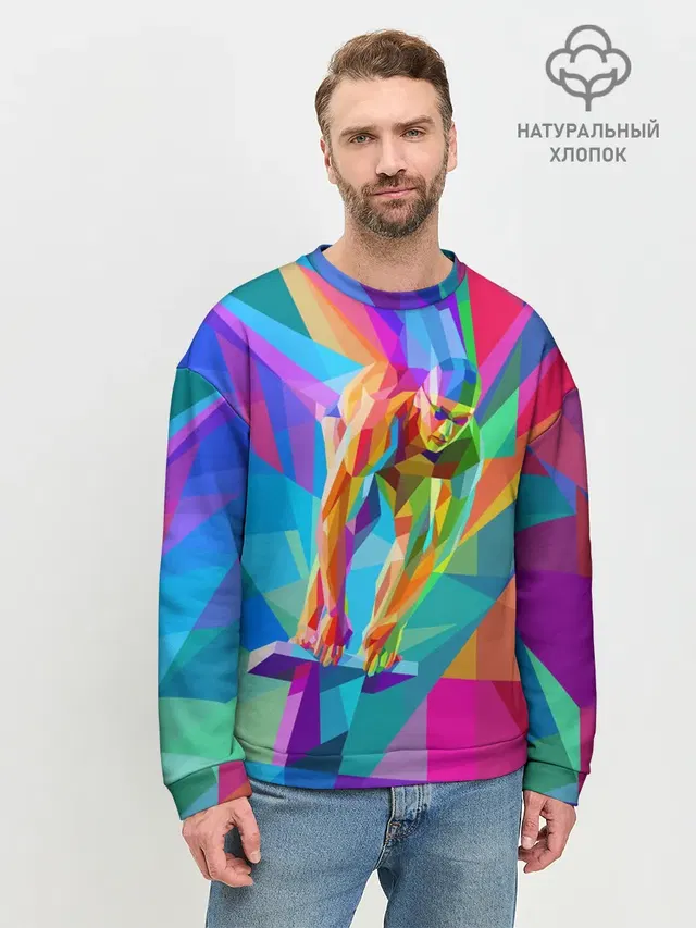 Мужской свитшот базовый