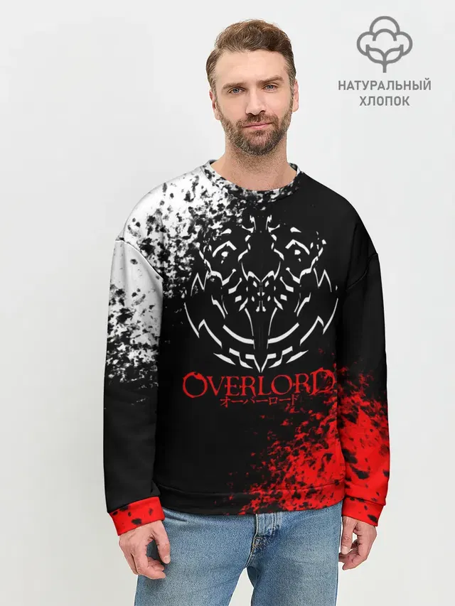 Оверлорд лого краснобелый