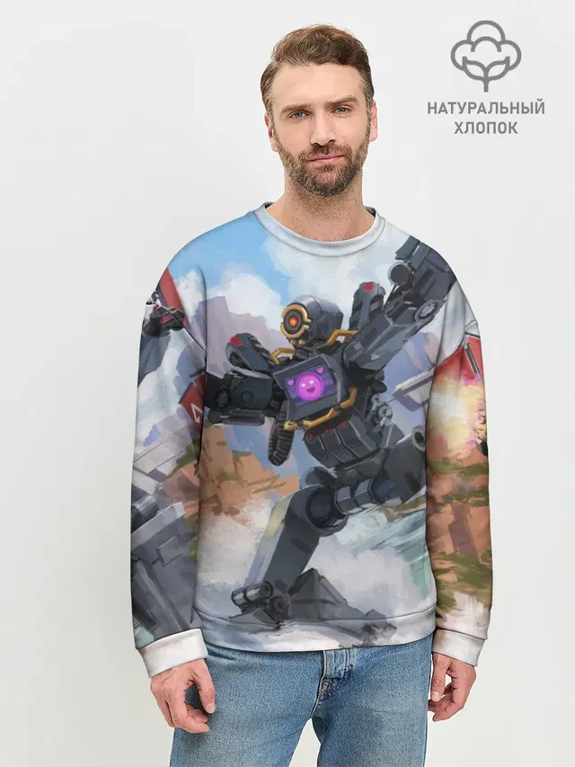 Мужской свитшот базовый