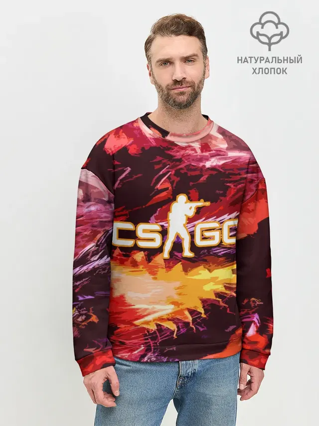 Мужской свитшот базовый