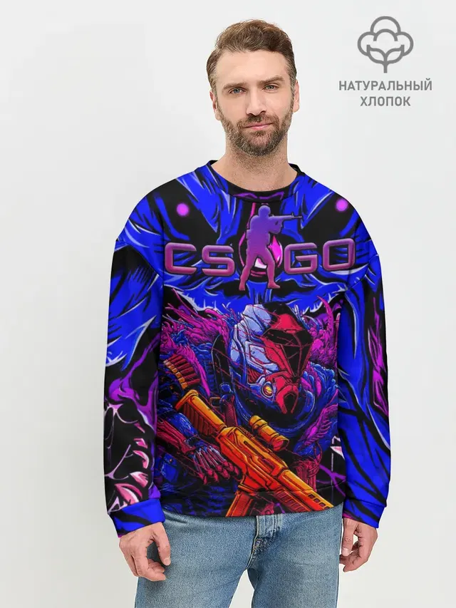 Мужской свитшот базовый