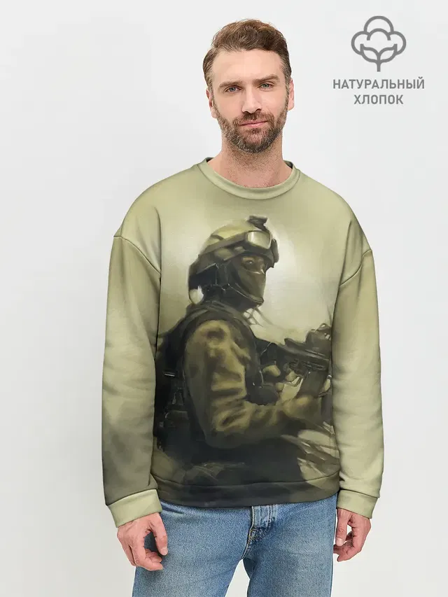 Мужской свитшот базовый