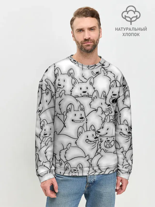 Мужской свитшот базовый