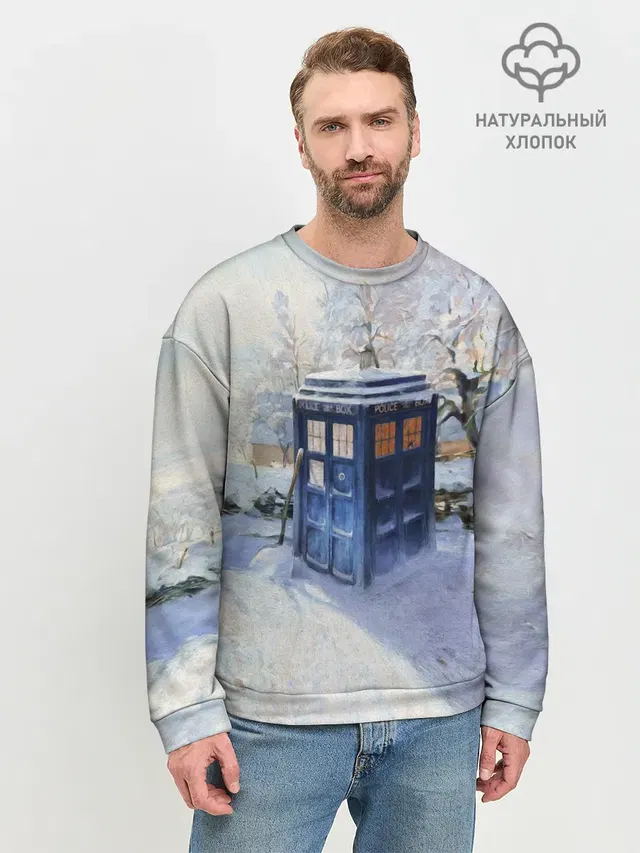 Мужской свитшот базовый