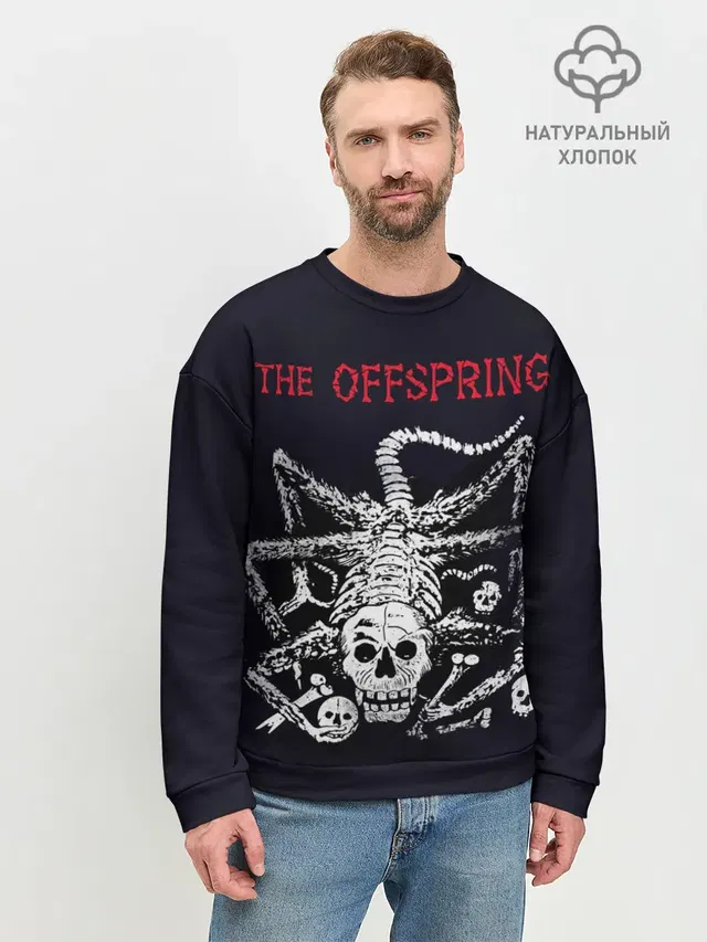 Мужской свитшот базовый с принтом «Offspring»