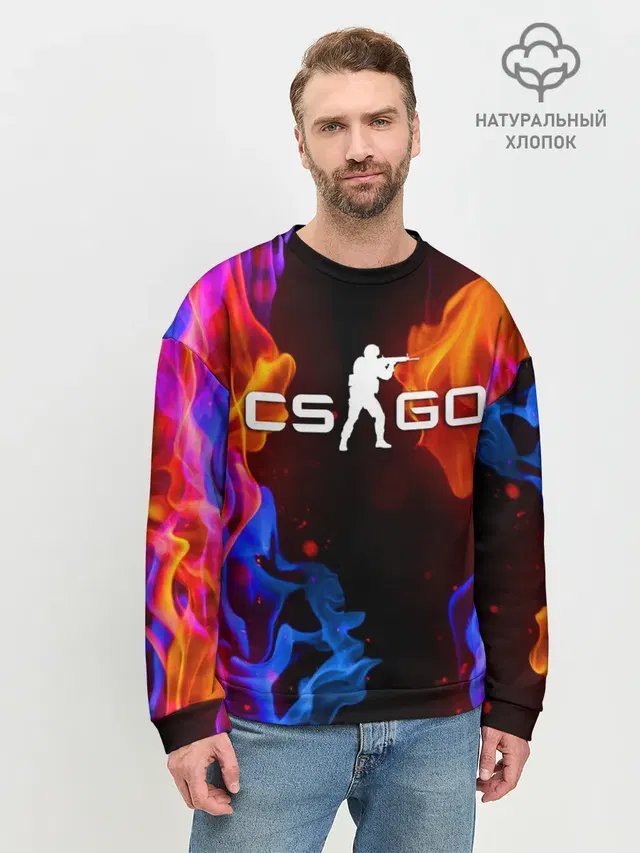 Мужской свитшот базовый