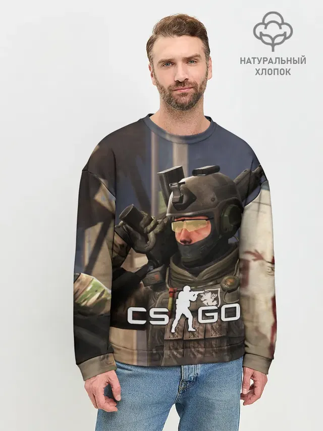 Мужской свитшот базовый