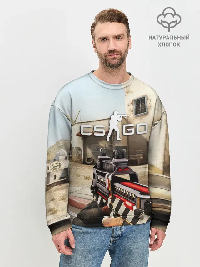 Мужской свитшот базовый