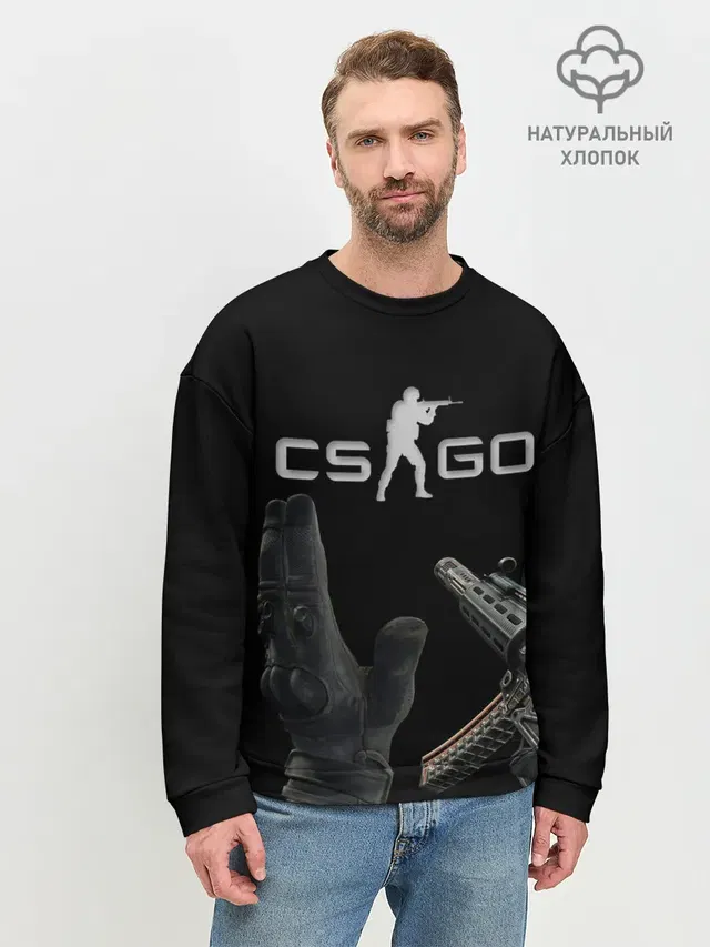 Мужской свитшот базовый