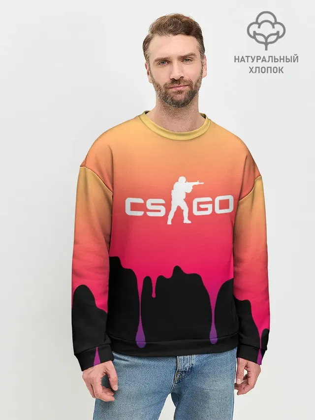 Мужской свитшот базовый