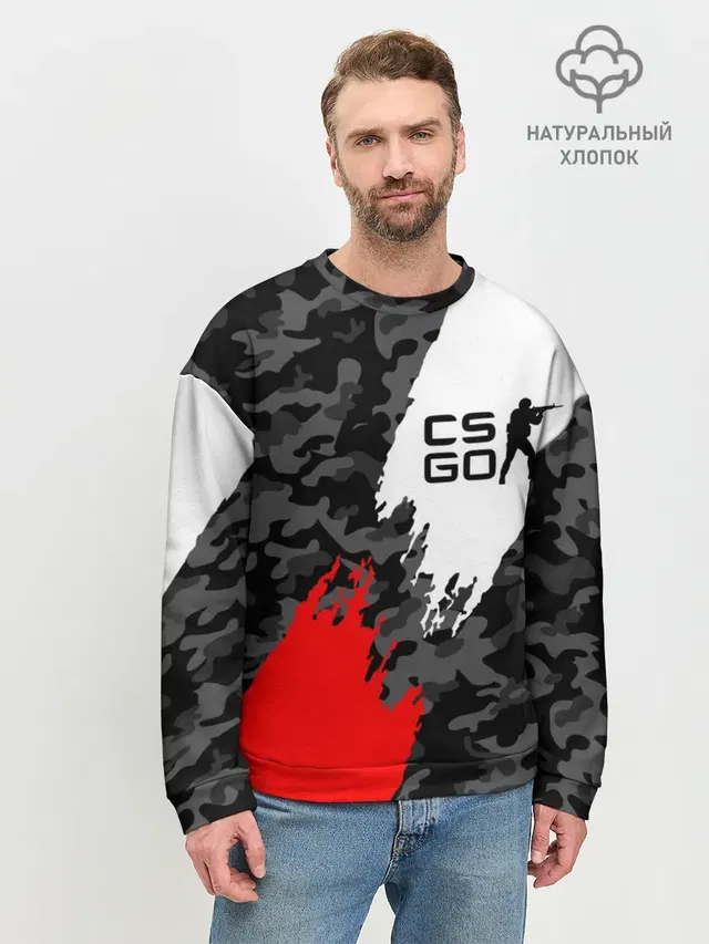 Мужской свитшот базовый