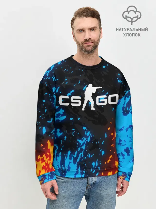 Мужской свитшот базовый
