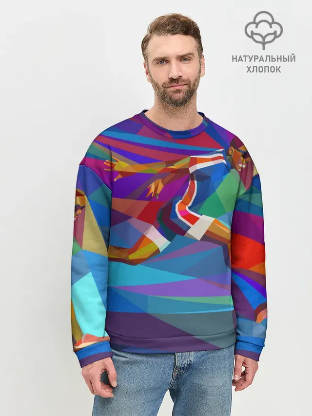Мужской свитшот базовый