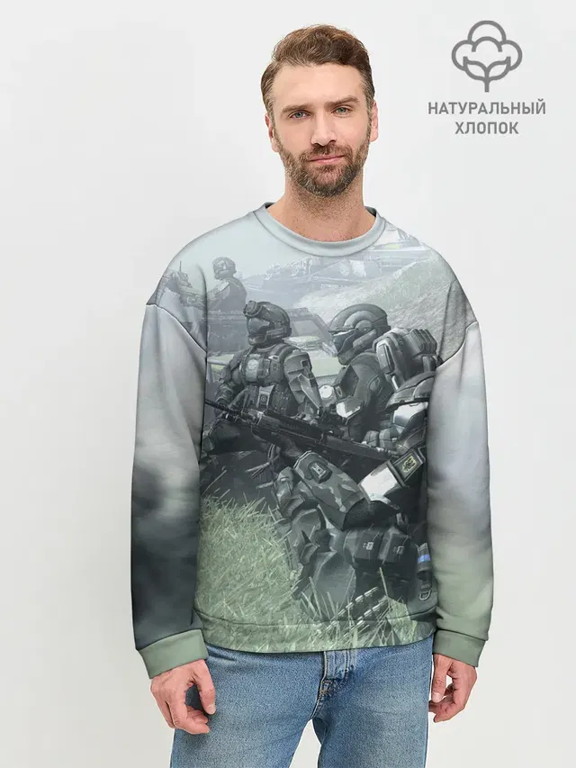 Мужской свитшот базовый
