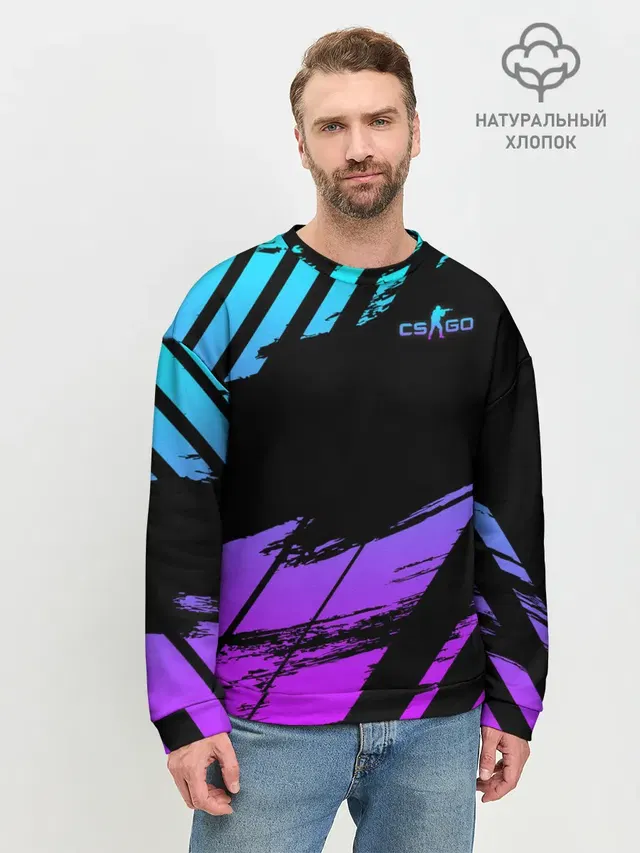 Мужской свитшот базовый
