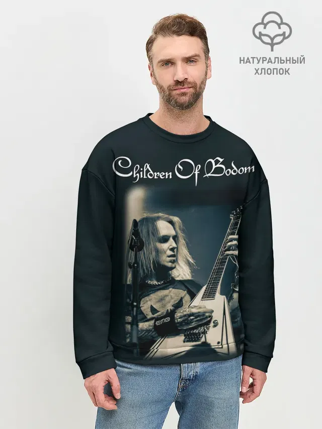 Мужской свитшот базовый с принтом «Children of Bodom — Children of Bodom 20»
