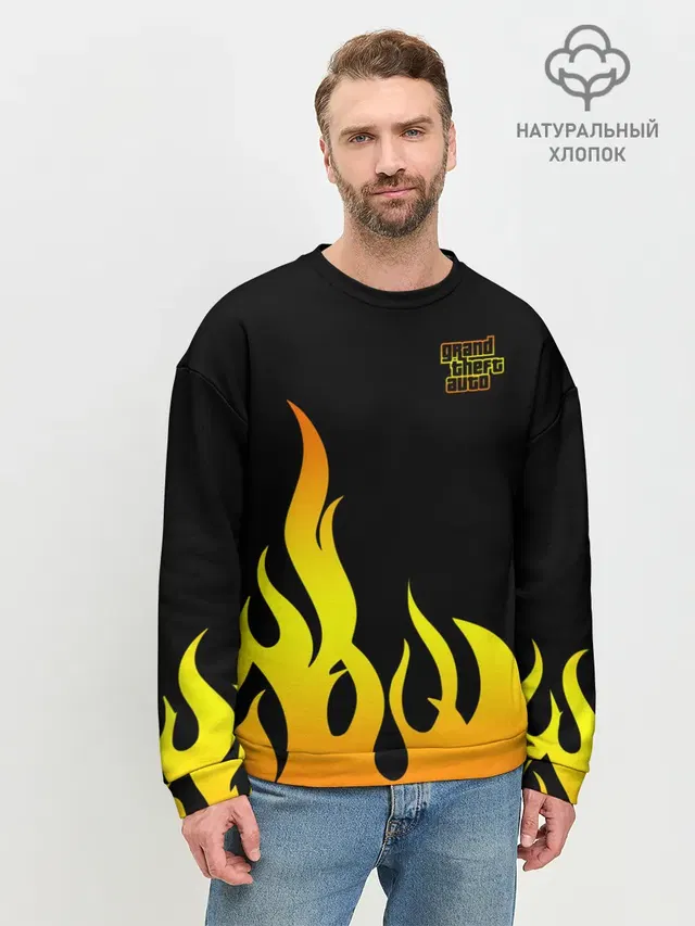 Мужской свитшот базовый