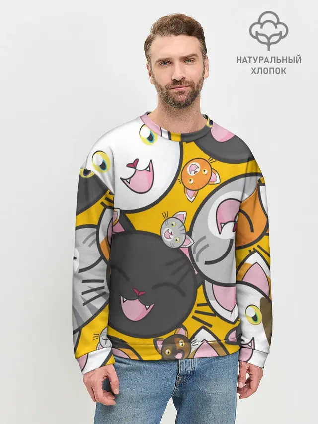 Мужской свитшот базовый