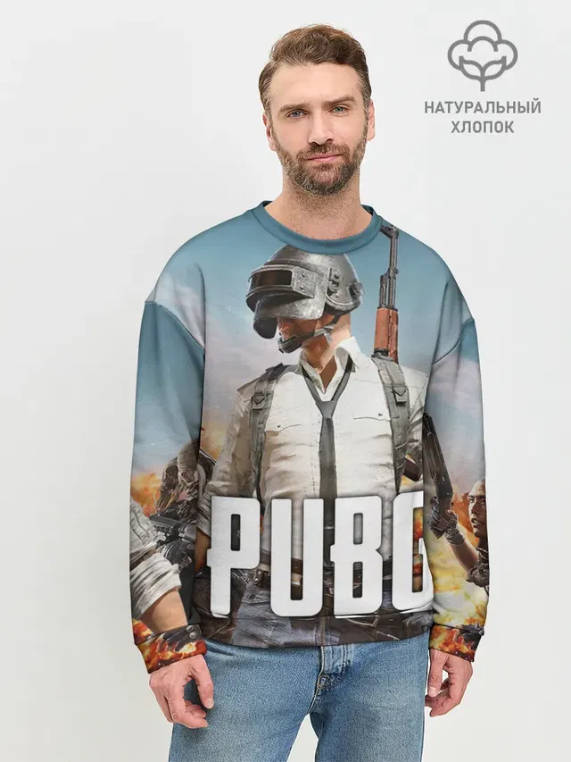 Мужской свитшот базовый