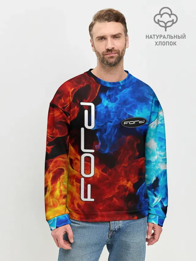 Мужской свитшот базовый
