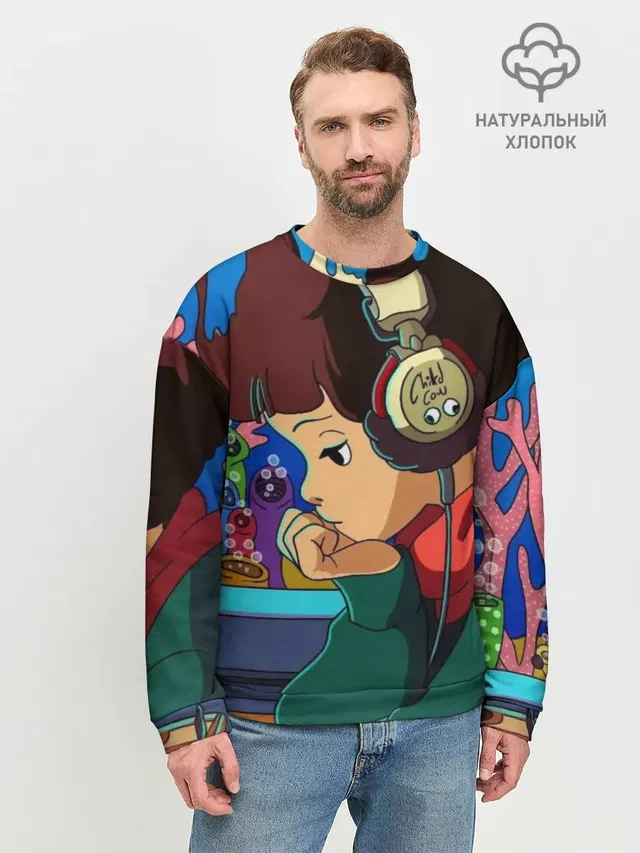Мужской свитшот базовый