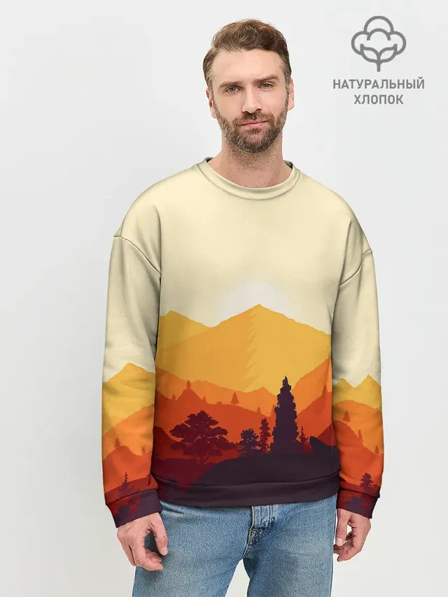 Мужской свитшот базовый