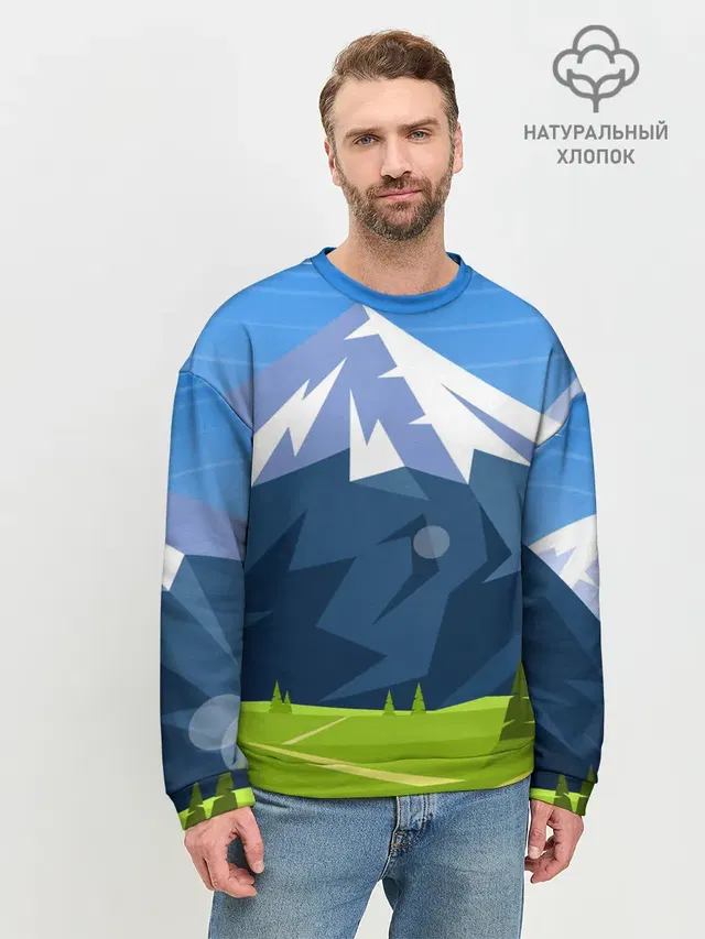 Мужской свитшот базовый