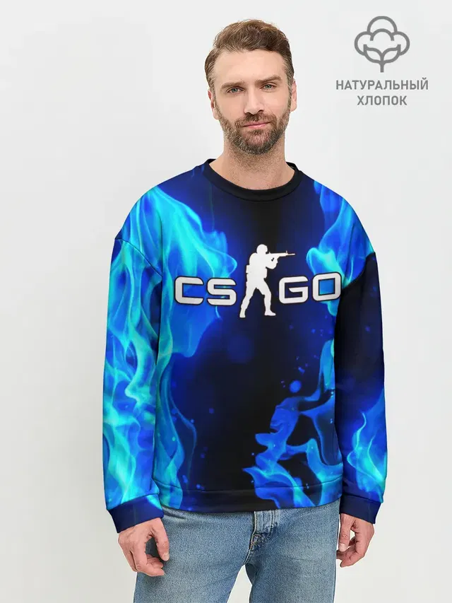 Мужской свитшот базовый