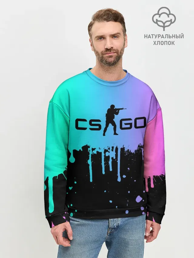 Мужской свитшот базовый