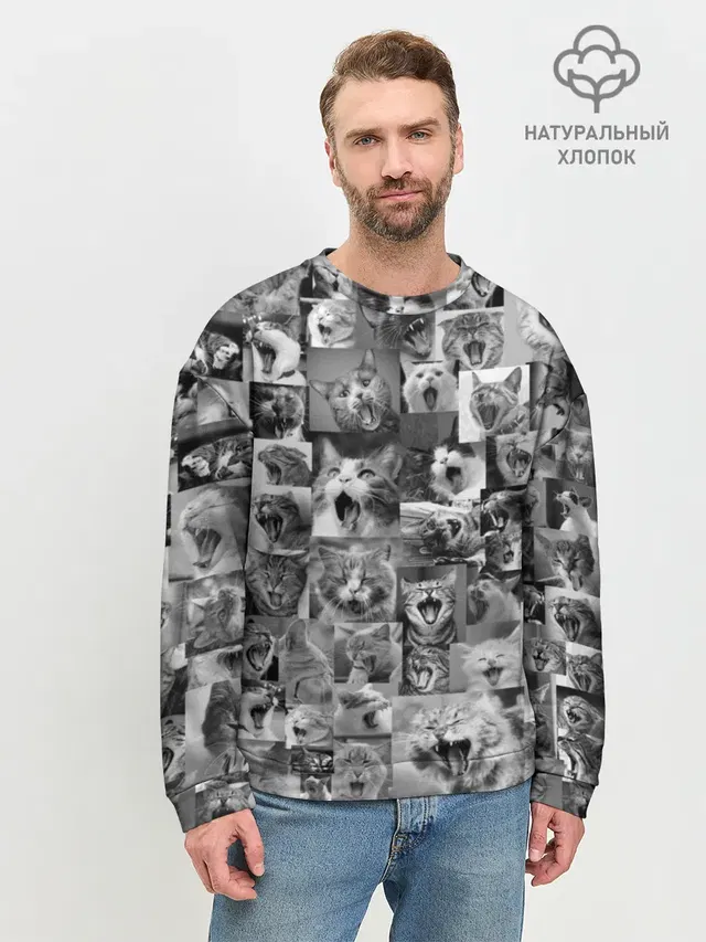 Неко ахегао чб